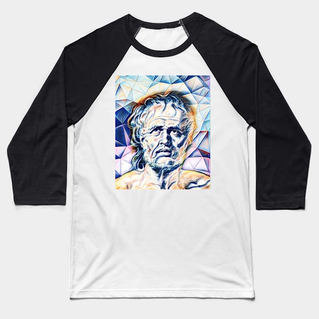 Lucius Annaeus Seneca Portrait | Lucius Annaeus Seneca Artwork 12 Baseball T-Shirt by JustLit